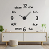Trendy 3D DIY Wall Clock