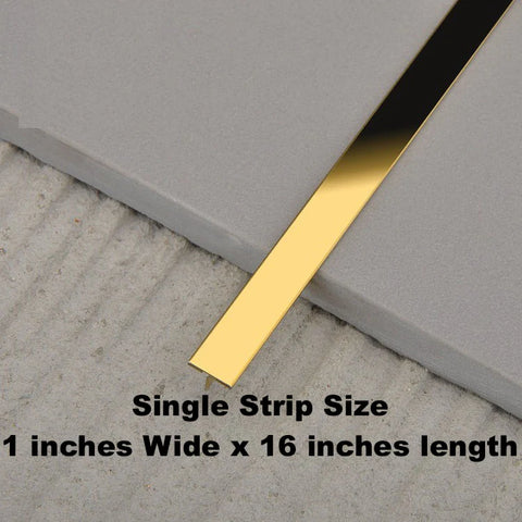 DIY Acrylic Mirror Strips Wall Décor