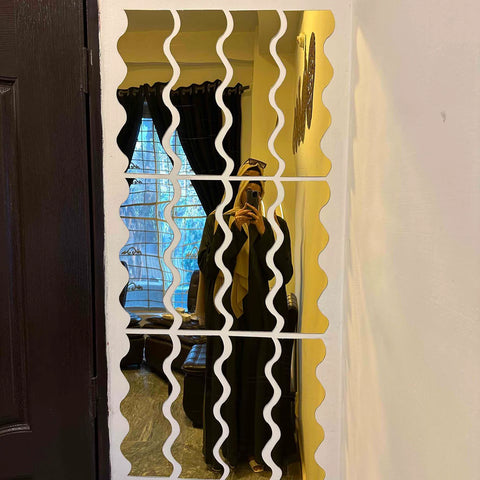 Zig Zag Design Acrylic Wall Decor