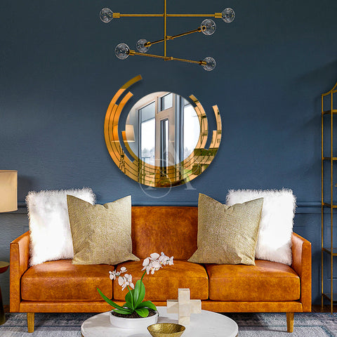 Luxury Elegant Round Wall Décor Mirror