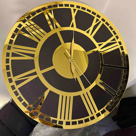 Luxury Roman Numeral Wall Clock