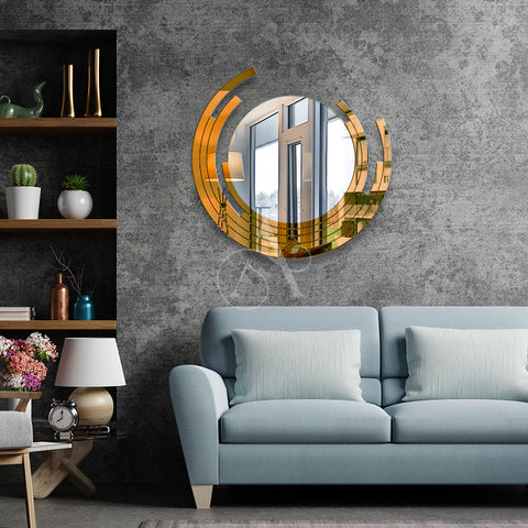 Luxury Elegant Round Wall Décor Mirror