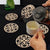 Premium Laser-Cut Textured Coaster (Set of 6)