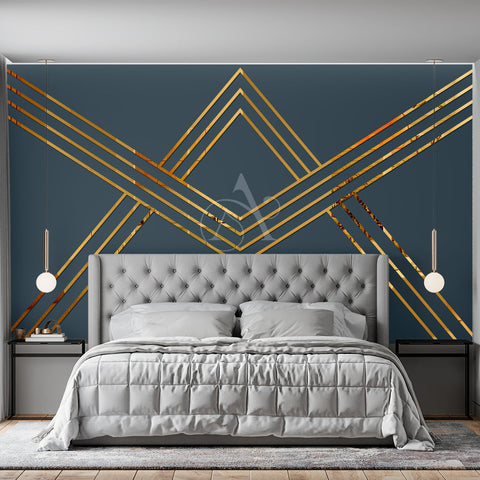 Acrylic Mirror Strips Wall Art