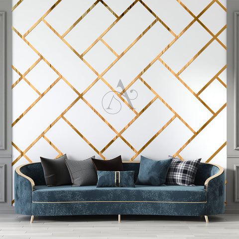 Acrylic Mirror Strips Wall Art