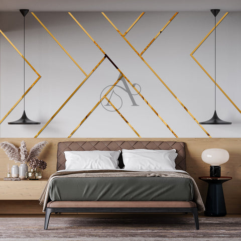 Acrylic Mirror Strips Wall Art