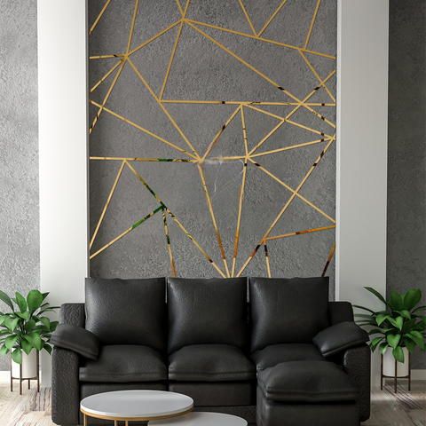 Acrylic Mirror Strips Wall Art