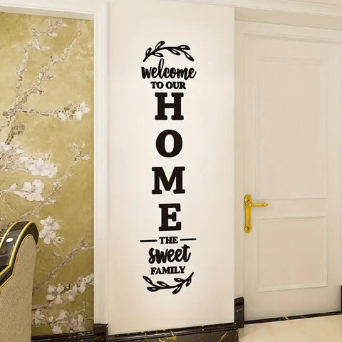 Welcome to Our Home – Sweet Family MDF Laser-Cut Wall Art