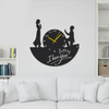 Couple Wall Clock