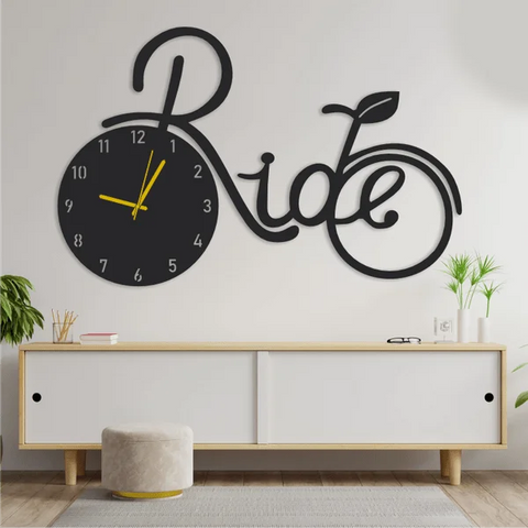 Ride Bicycle Wall Clock
