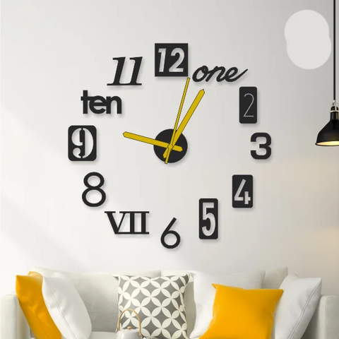 Beautiful 3D  Wall Clock